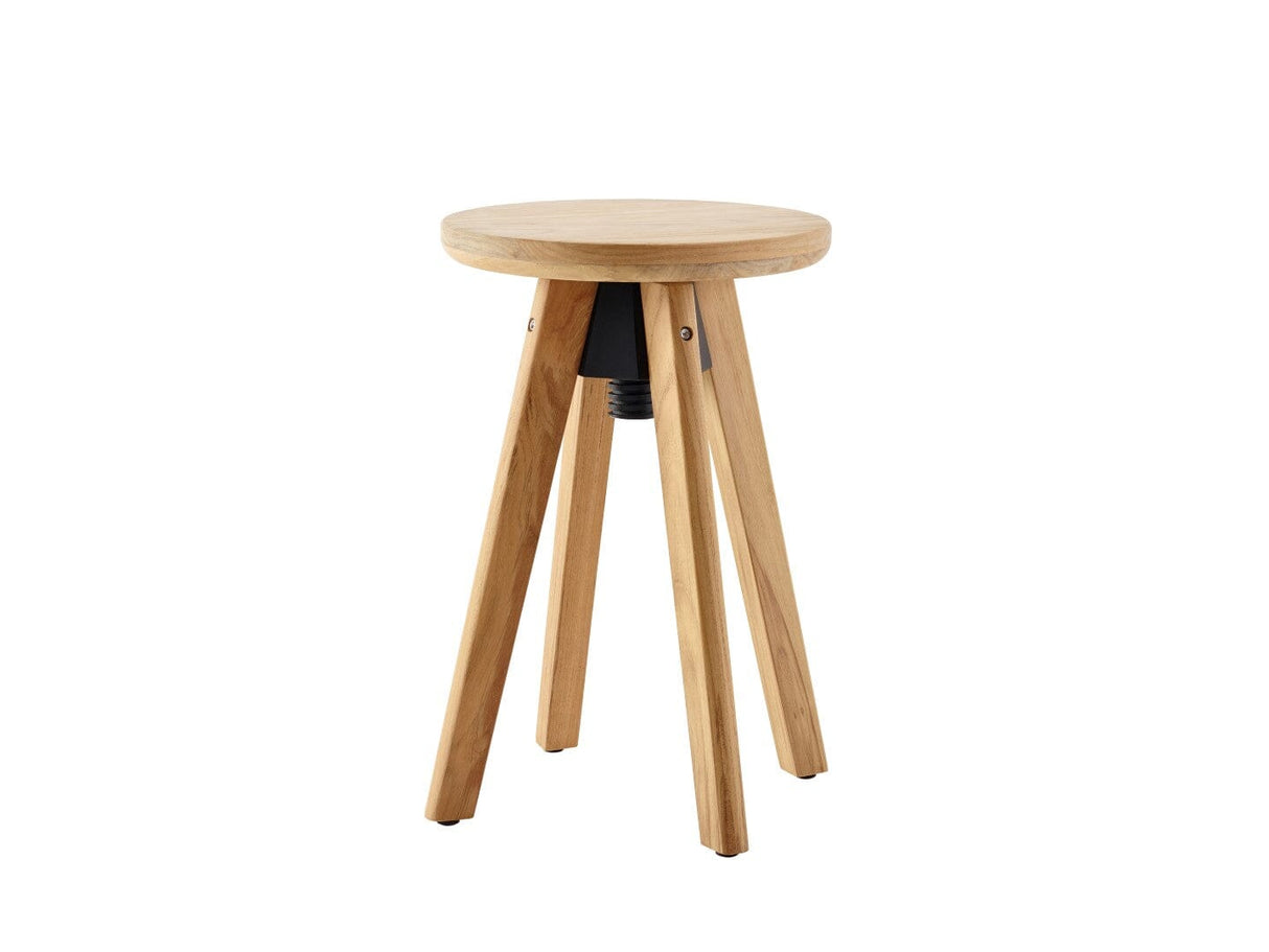 Solpuri Spindle Tabouret pivotant - Teck