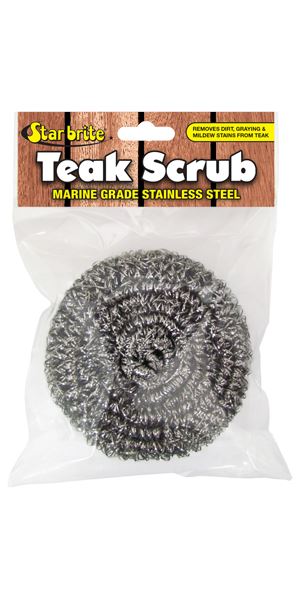 Starbrite Teak Scrub, Paille de fer en inox pour le nettoyage du Teck