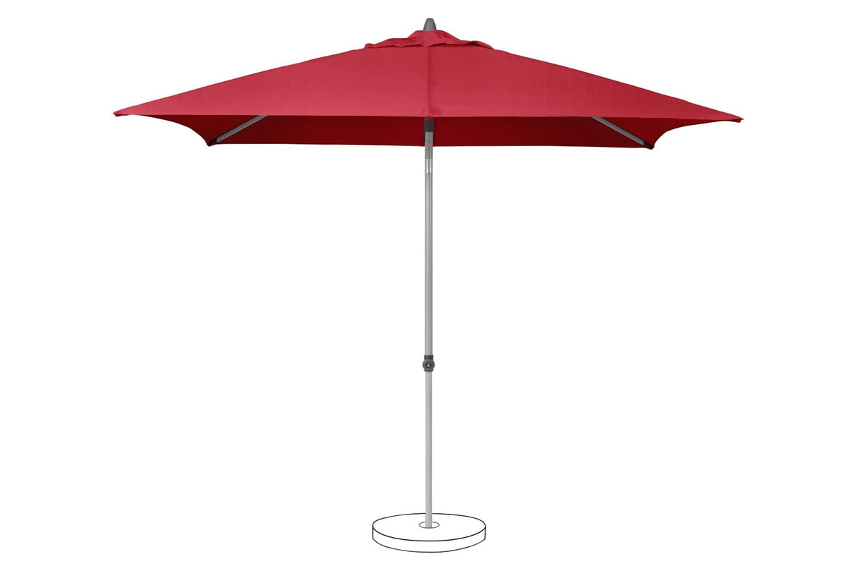 Suncomfort by Glatz Parasol Push Up 250x200cm Aurora Red 064