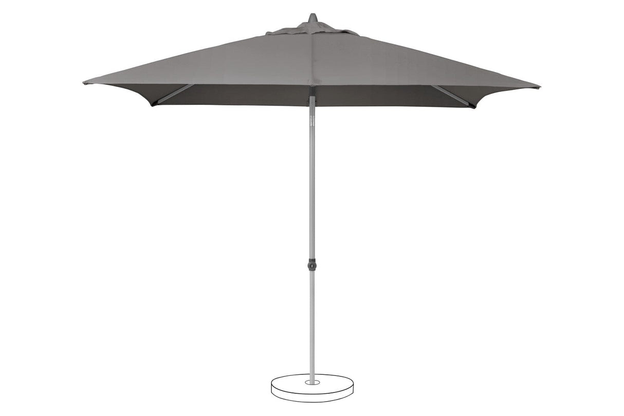 Suncomfort by Glatz Parasol Push Up 250x200cm Stone grey 057