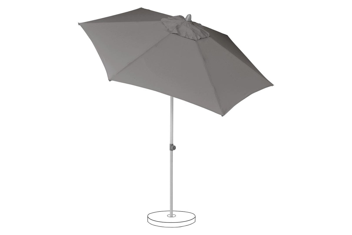 Suncomfort by Glatz Parasol Push Up Ø250cm Stone grey 057