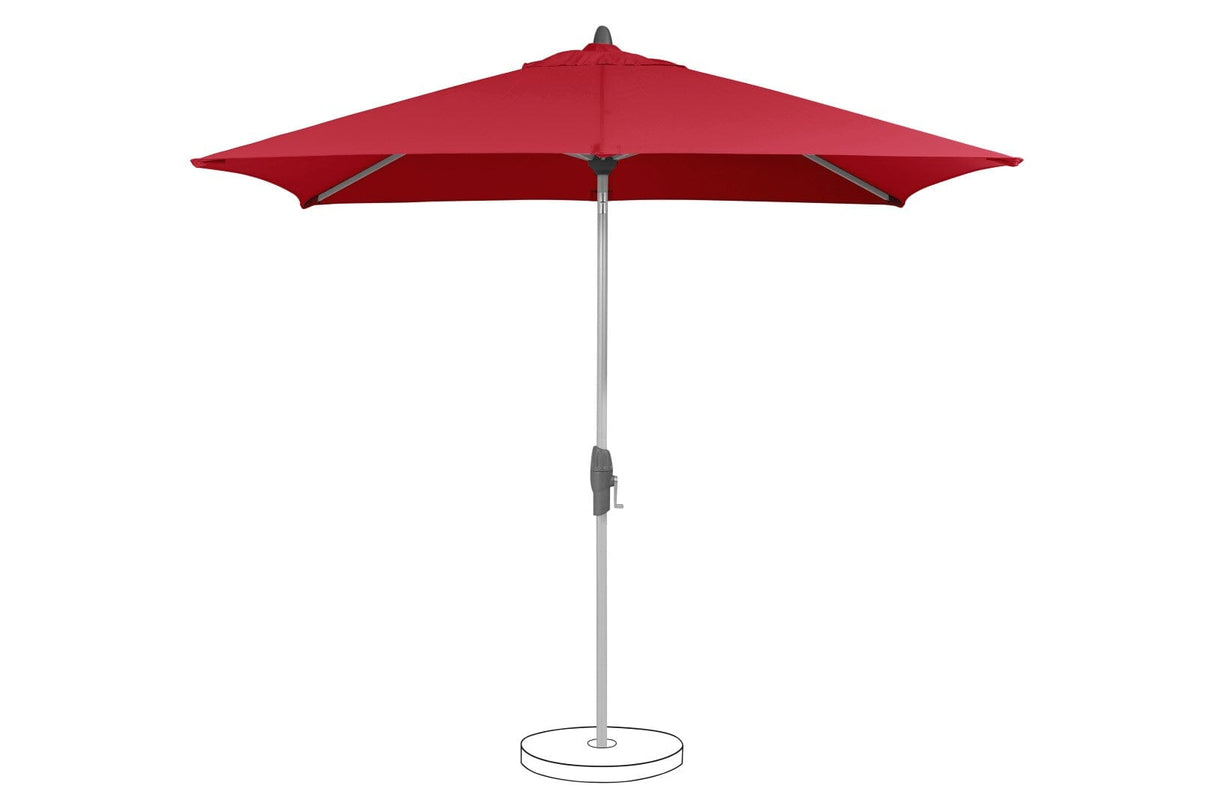 Suncomfort by Glatz Parasol Shell Turn 250x200cm Aurora Red 064