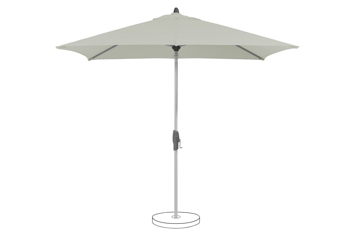 Suncomfort by Glatz Parasol Shell Turn 250x200cm Light Grey 13