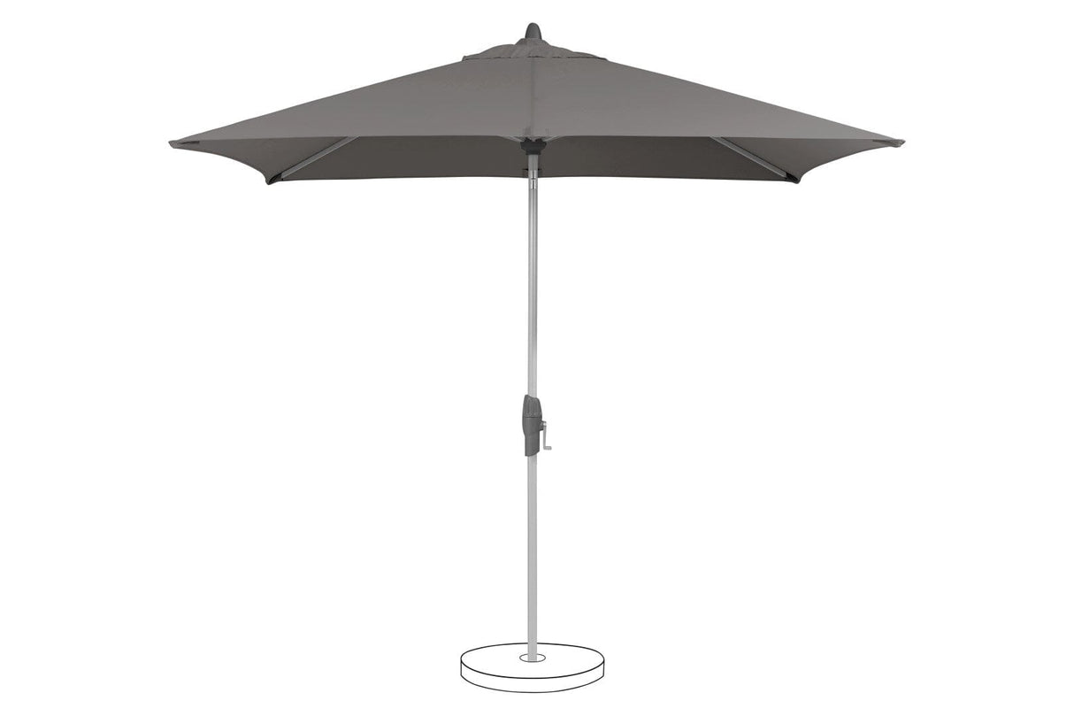 Suncomfort by Glatz Parasol Shell Turn 250x200cm Stone grey 057