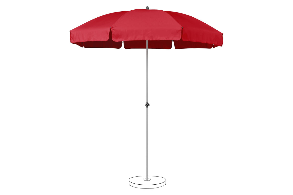 Suncomfort by Glatz Parasol Siesta Ø200cm Aurora red 064