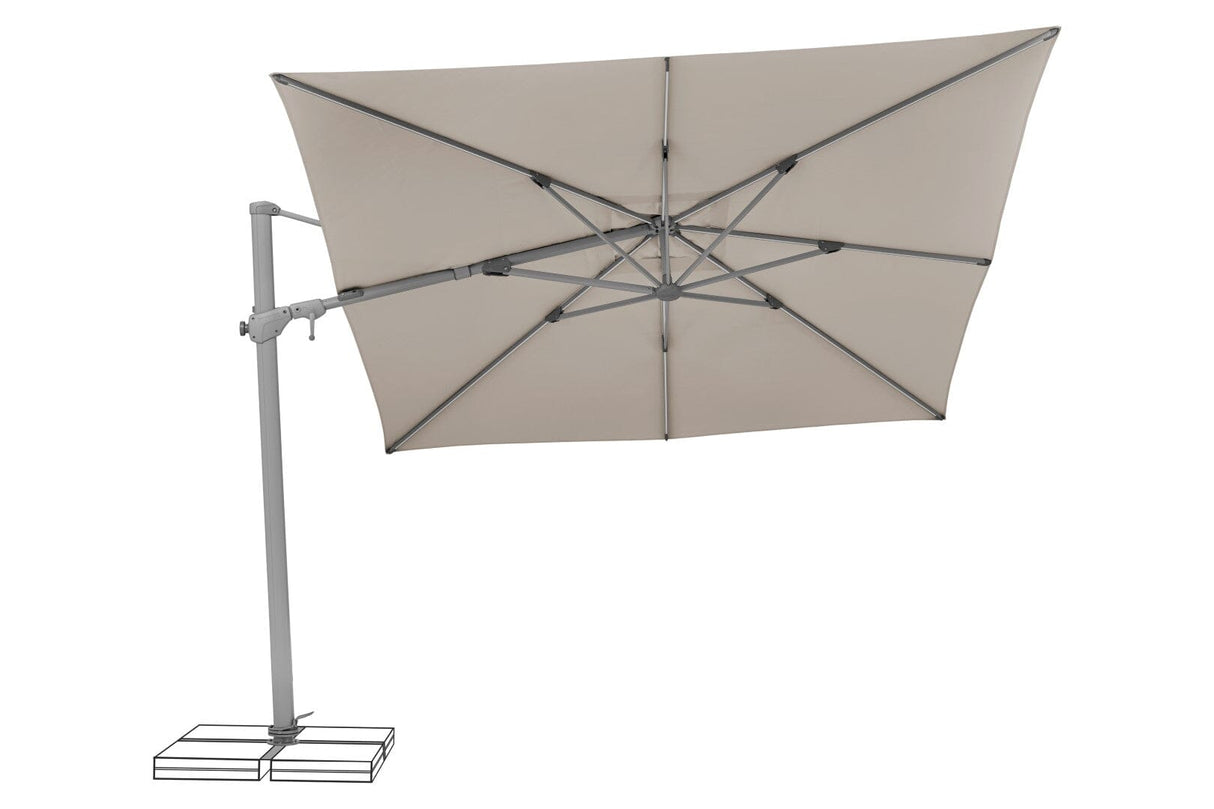 Suncomfort by Glatz Parasol Varioflex Light Taupe 053 300x300cm