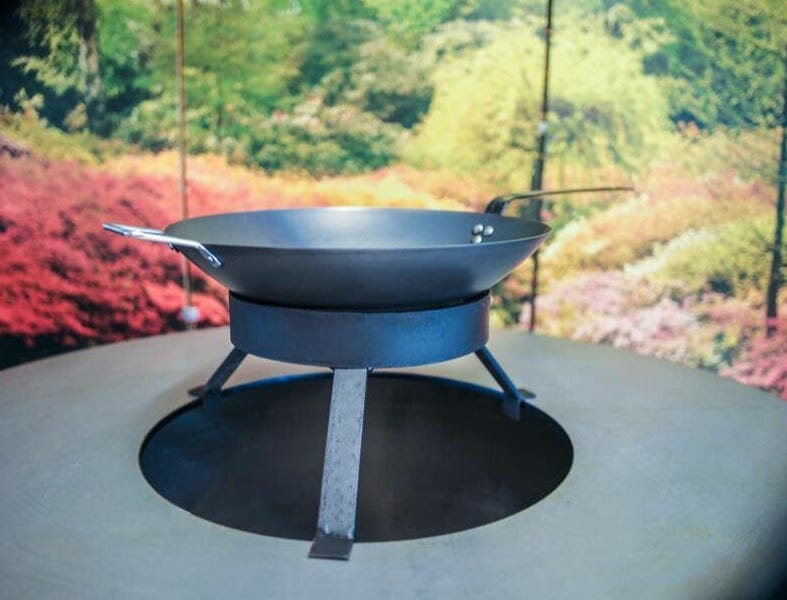 Tiger Fire Wok Set pour Foyer brasero