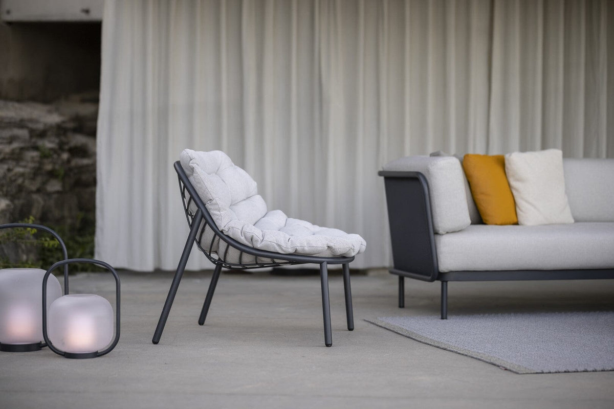 Todus Albus Low Lounge chair, Coussin inclus