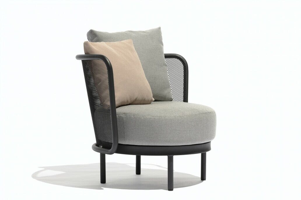 Todus Baza Round Club chair, Coussins inclus