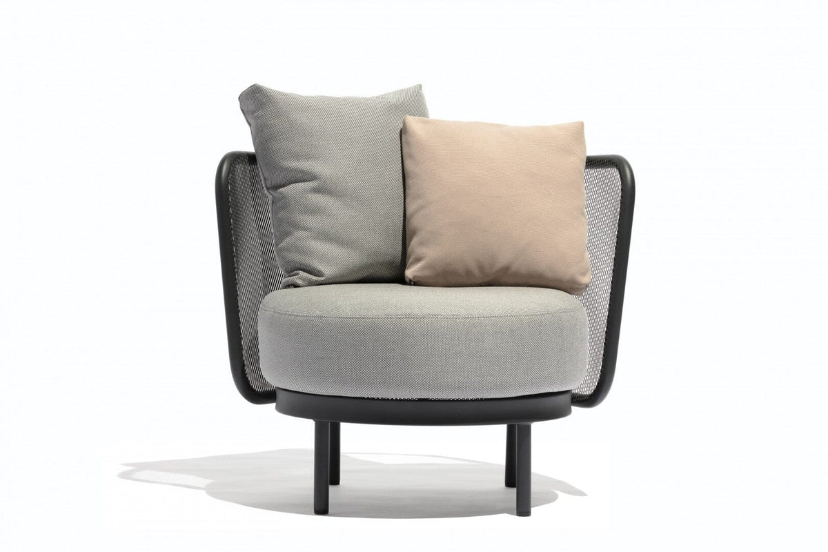 Todus Baza Round Club chair, Coussins inclus