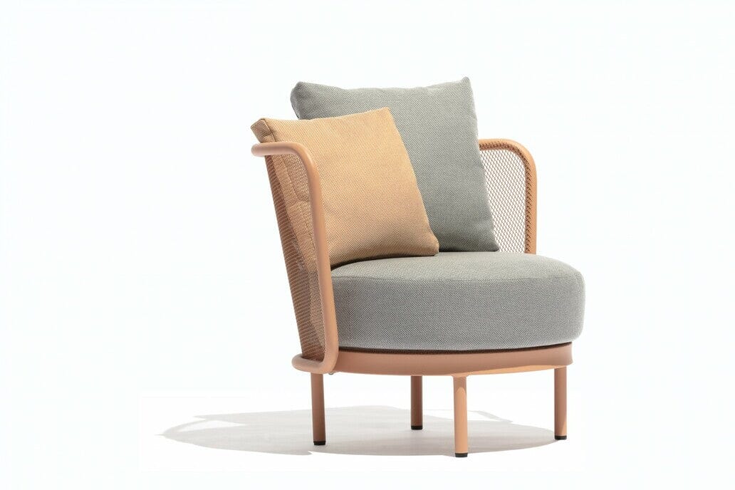 Todus Baza Round Club chair, Coussins inclus