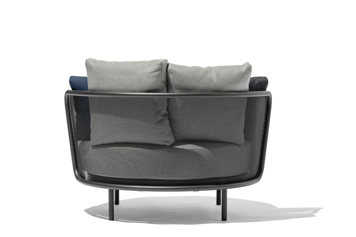 Todus Baza Round Lounge chair, Coussins inclus