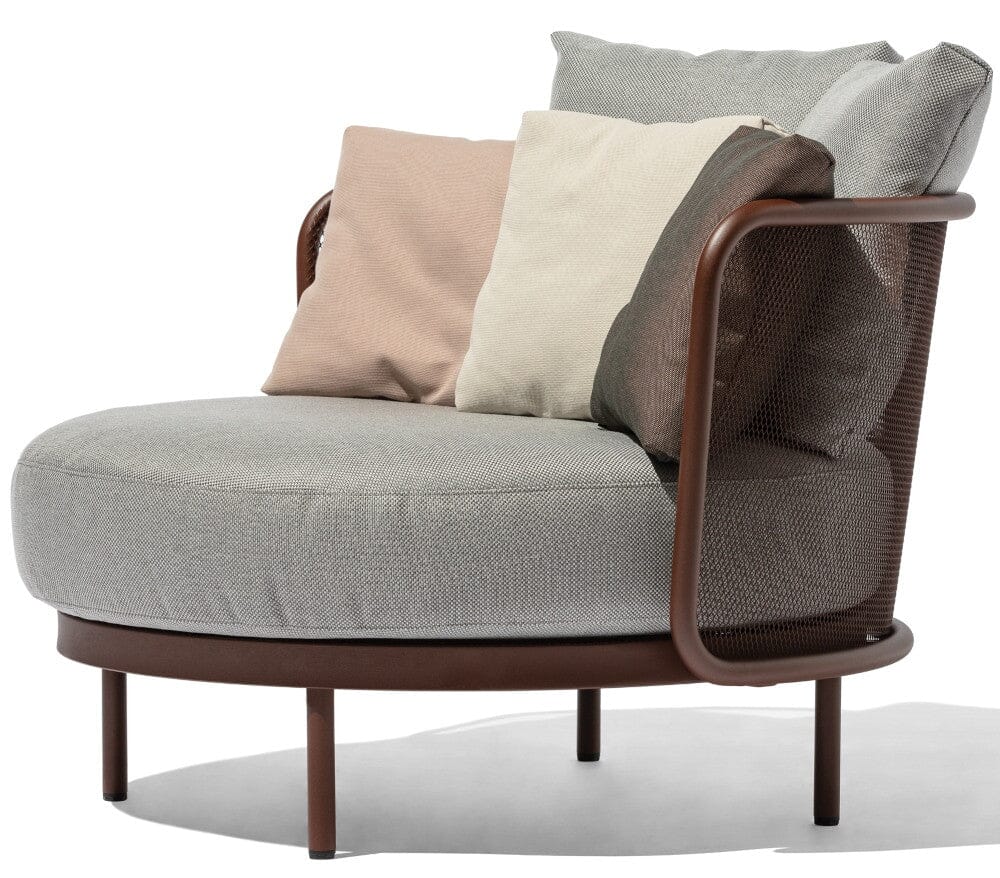 Todus Baza Round Lounge chair, Coussins inclus