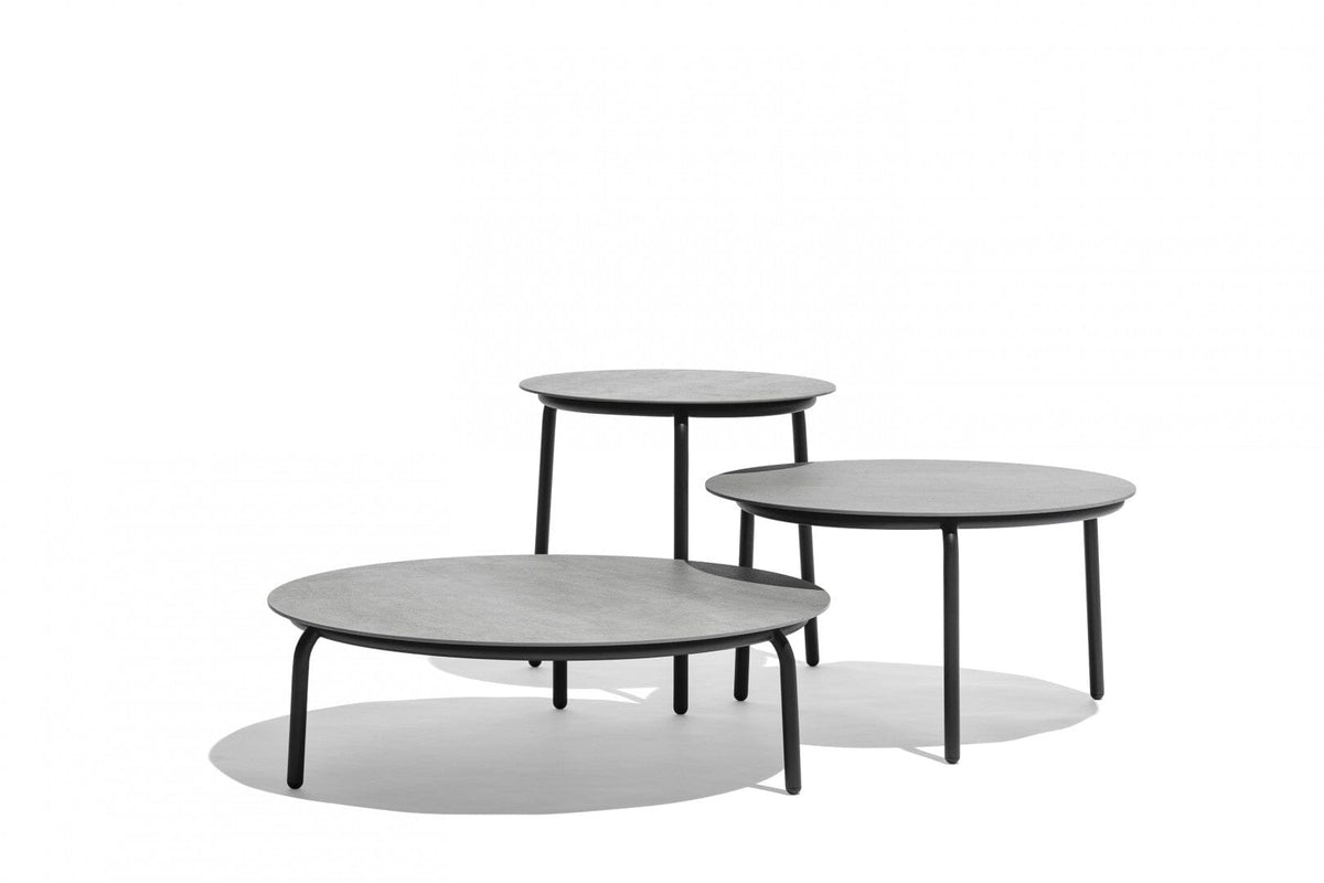 Todus Starling Table basse Ø 79cm H: 23cm Plateau Céramique
