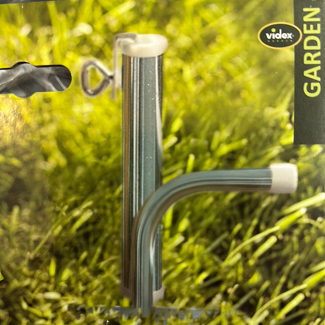Videx Pic à gazon Support à planter pour parasol Ø25/Ø35mm Acier galvanisé