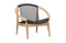 Vincent Sheppard Frida lounge chair Teak / Anthracite 