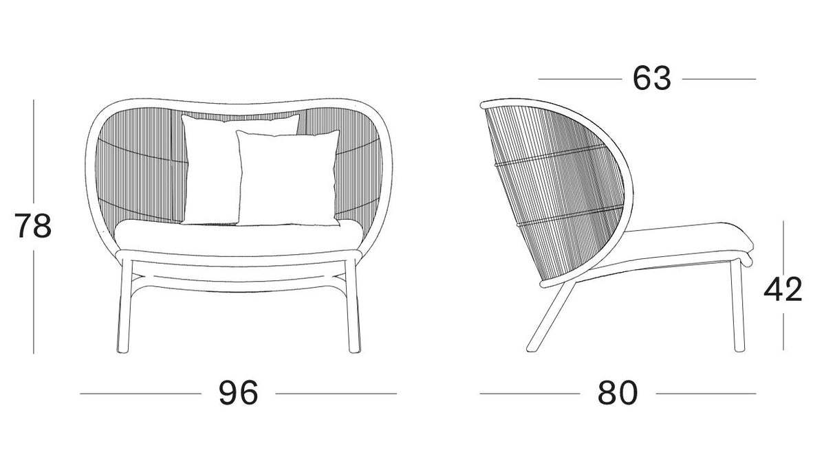 Vincent Sheppard Kodo Lounge chair avec coussins