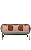 Vincent Sheppard Kodo Lounge Sofa avec coussins Fossil Grey Set 1 Carbon beige (Carbone beige + Spice + Coral) 