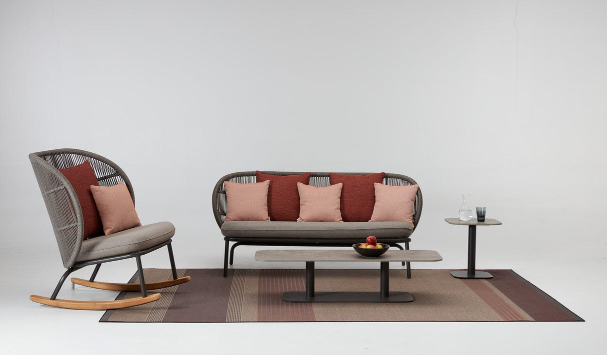 Vincent Sheppard Kodo Rocking chair Haut dossier avec coussins