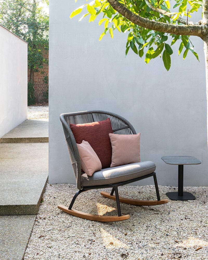 Vincent Sheppard Kodo Rocking chair Haut dossier avec coussins