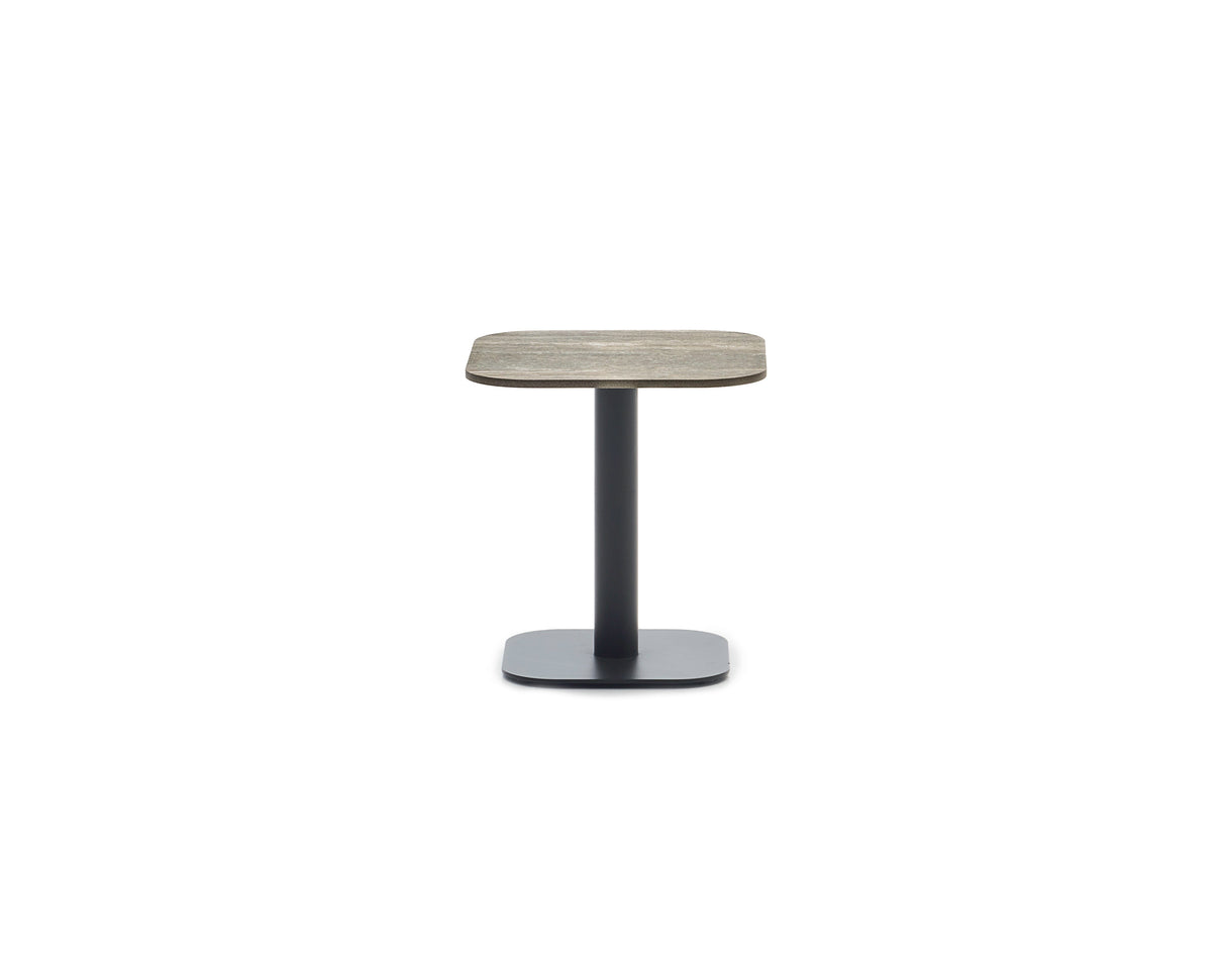 Vincent Sheppard Kodo Table d'appoint 41x41cm Structure Fossil Grey + Plateau Flint