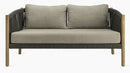 Vincent Sheppard Lento lounge Sofa 2.5S canapé avec coussins Assise: couleur Stone - Dossier: 2 coussins déco Stone 