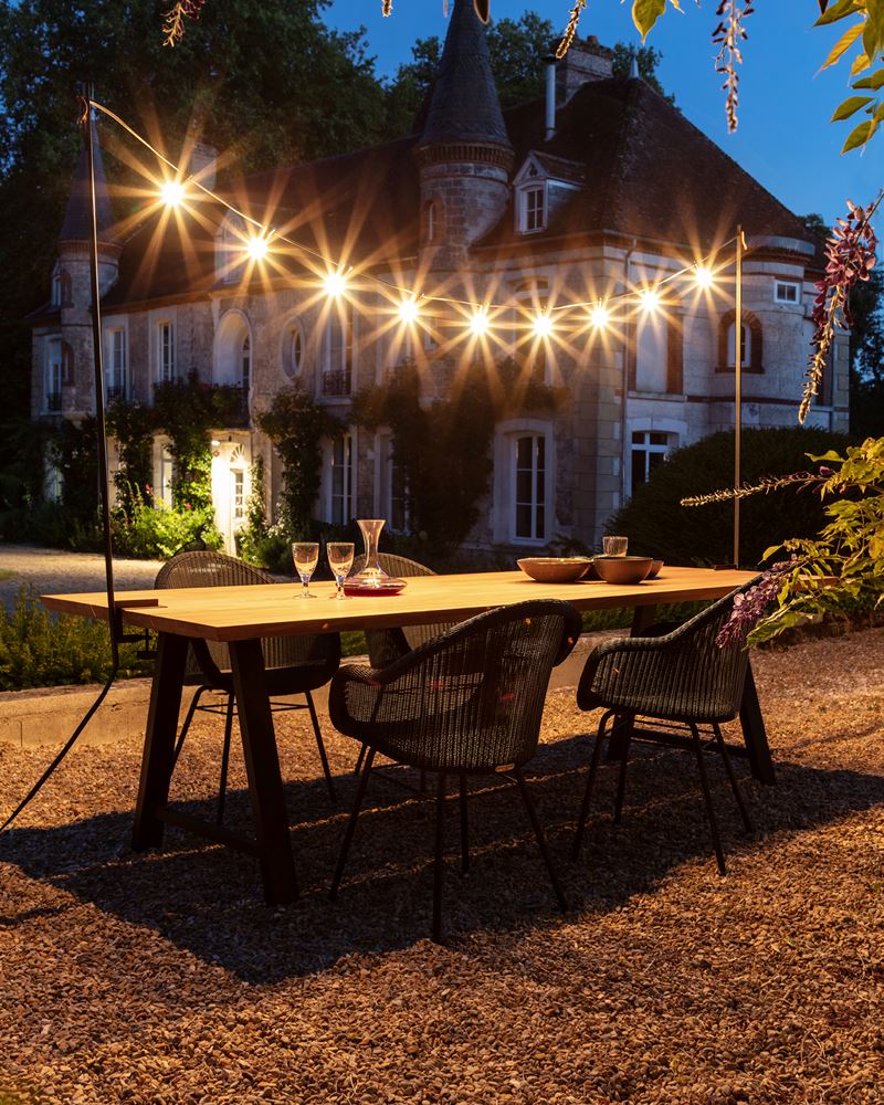 kampagne Messing alliance Vincent Sheppard Light My Table garland with table stands – Jardin-Confort  SA