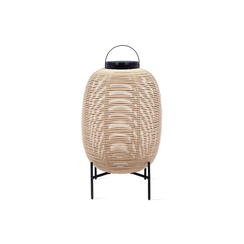 Vincent Sheppard Tika Lanterne solaire avec base en acier Grand modèle hauteur 69cm Camel