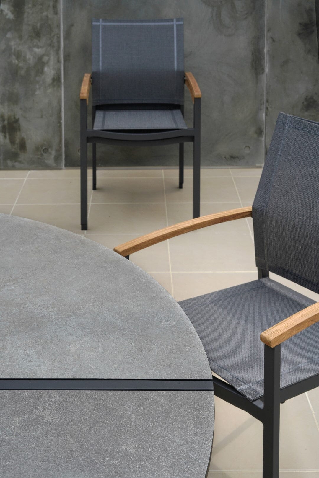 Zebra Alex Fauteuil avec accoudoirs teck