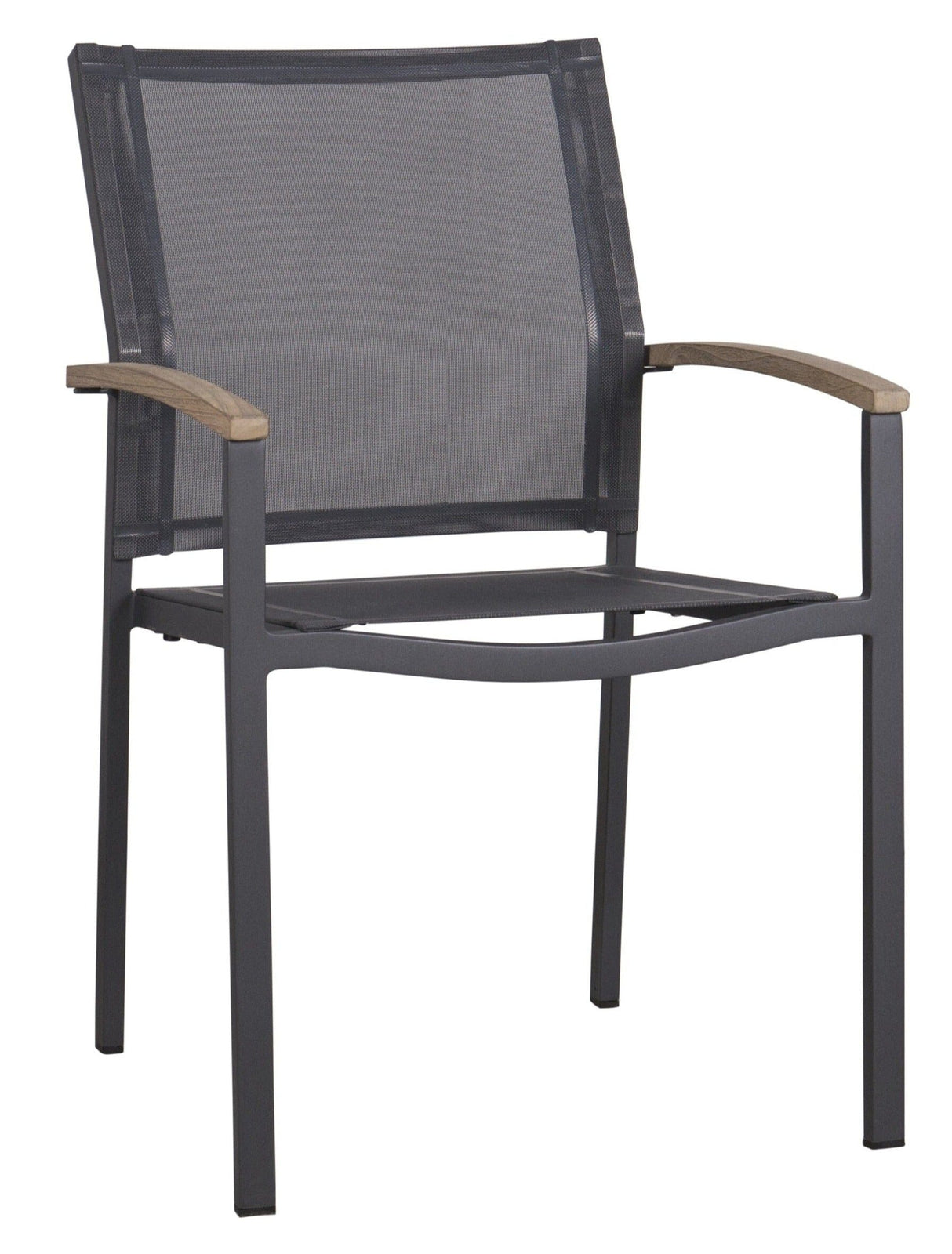 Zebra Alex Fauteuil avec accoudoirs teck Graphite / Ebony