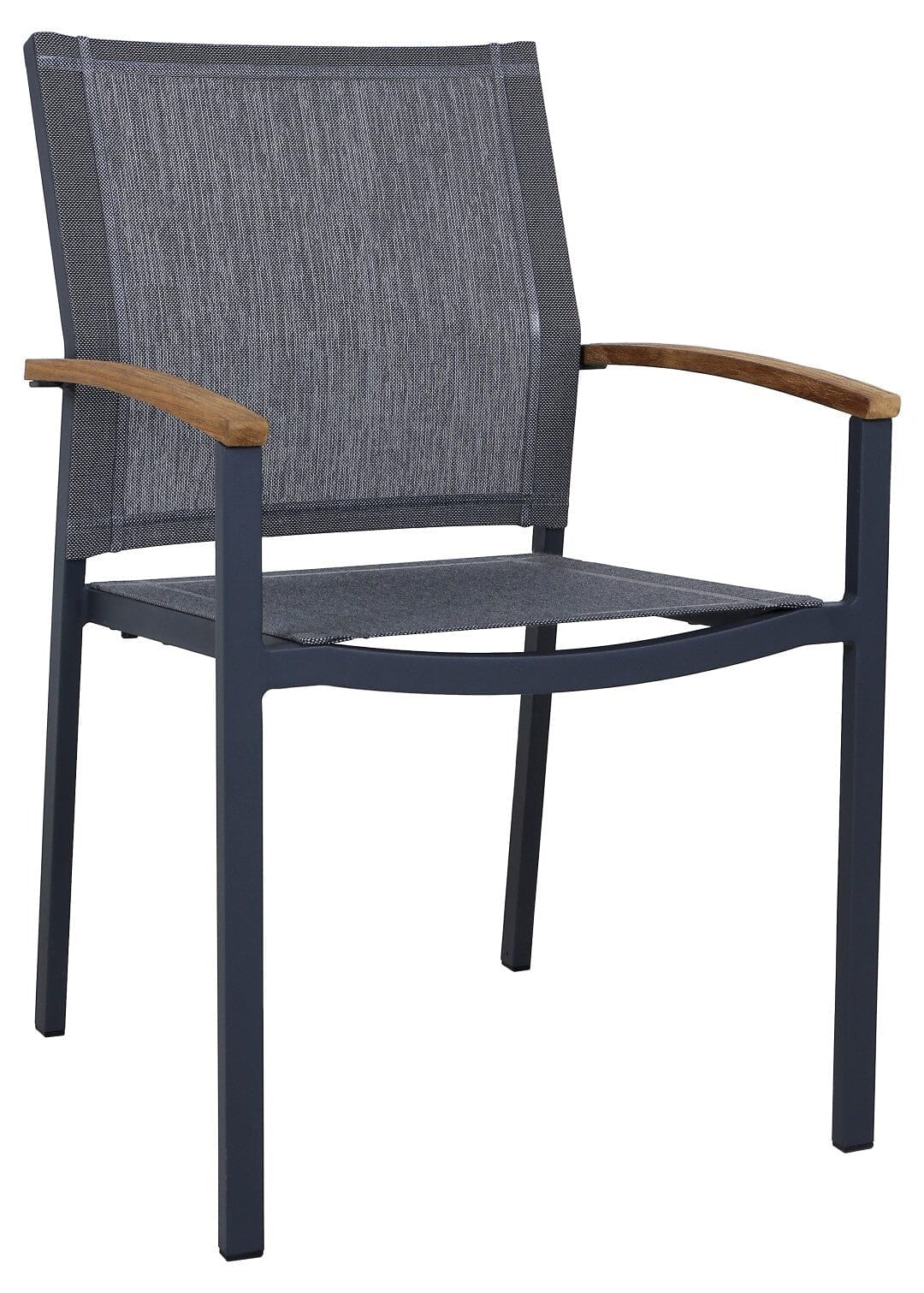 Zebra Alex Fauteuil avec accoudoirs teck Graphite / Midnight Grey