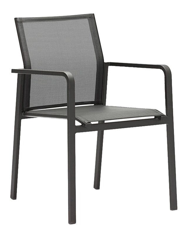 Zebra Bee Fauteuil Graphite / Accoudoirs alu