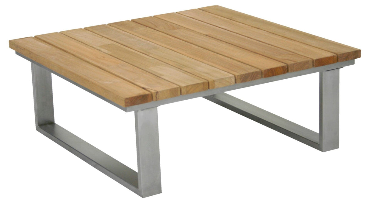 Zebra Belvedere Table basse 76x76cm Inox / Grey