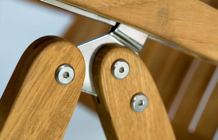 Zebra Bueno Fauteuil multipositions en teck