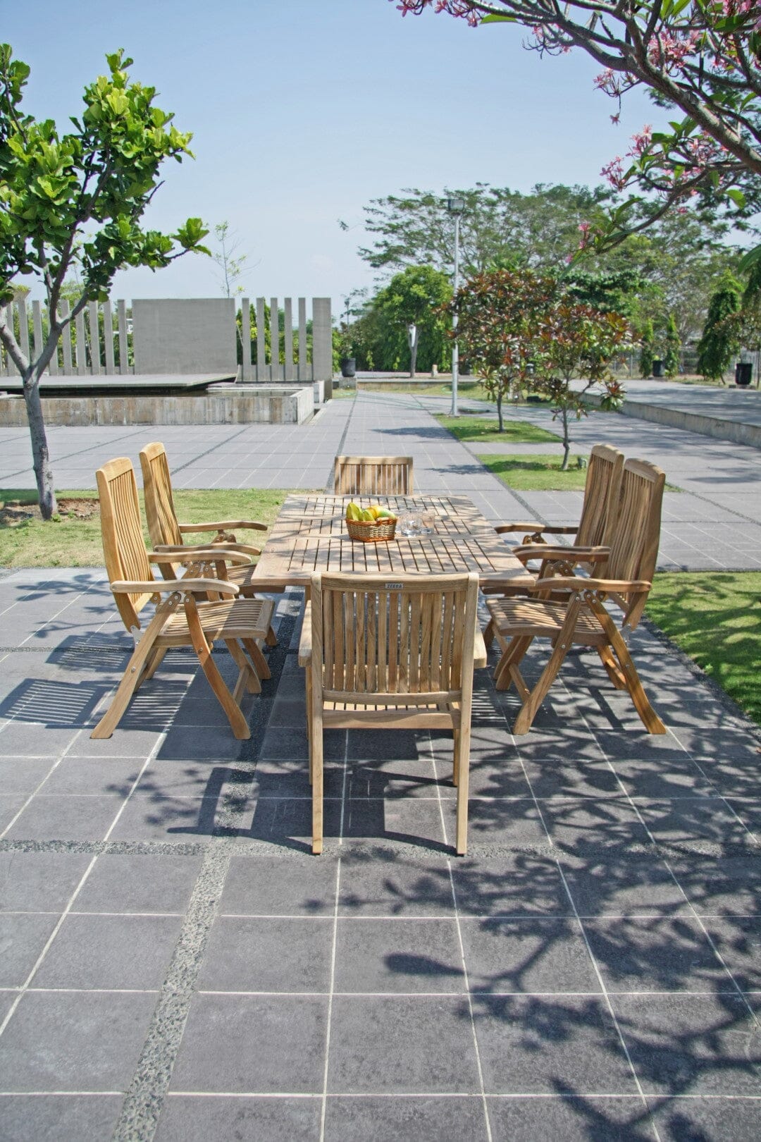 Zebra Bueno Fauteuil multipositions en teck