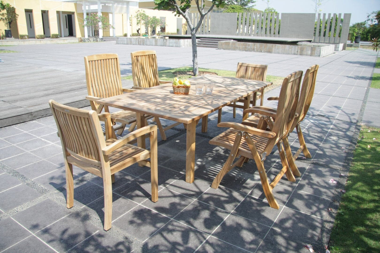 Zebra Bueno Fauteuil multipositions en teck