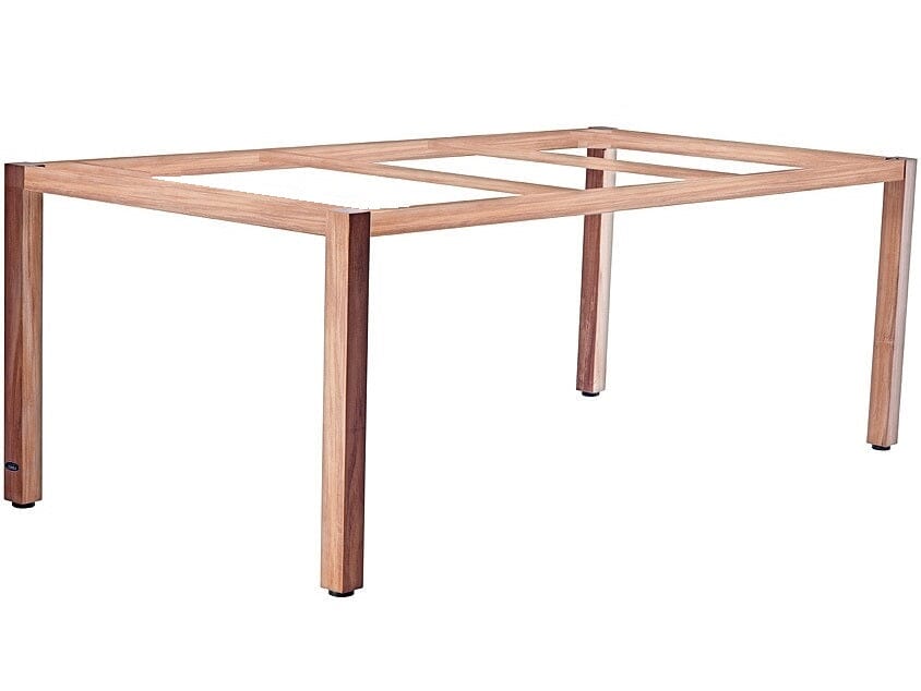 Zebra Corpus Piètement de table teck 210x100cm H:74cm Teck Naturel