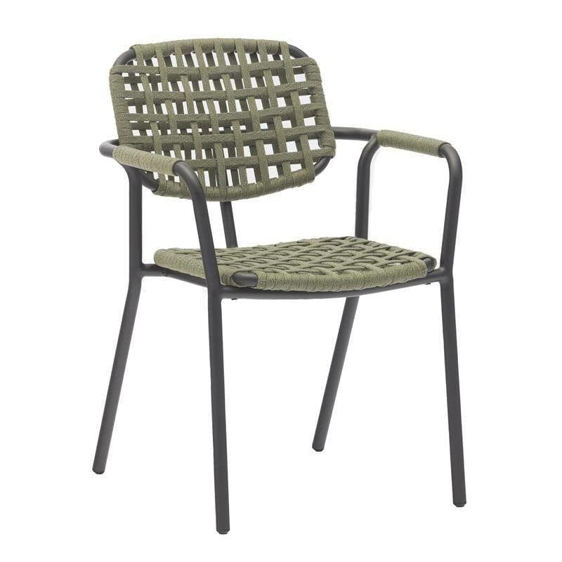 Zebra Costa Fauteuil repas Rope Green