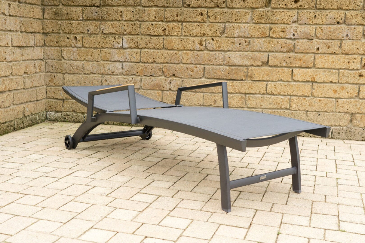 Zebra Fly Chaise longue empilable