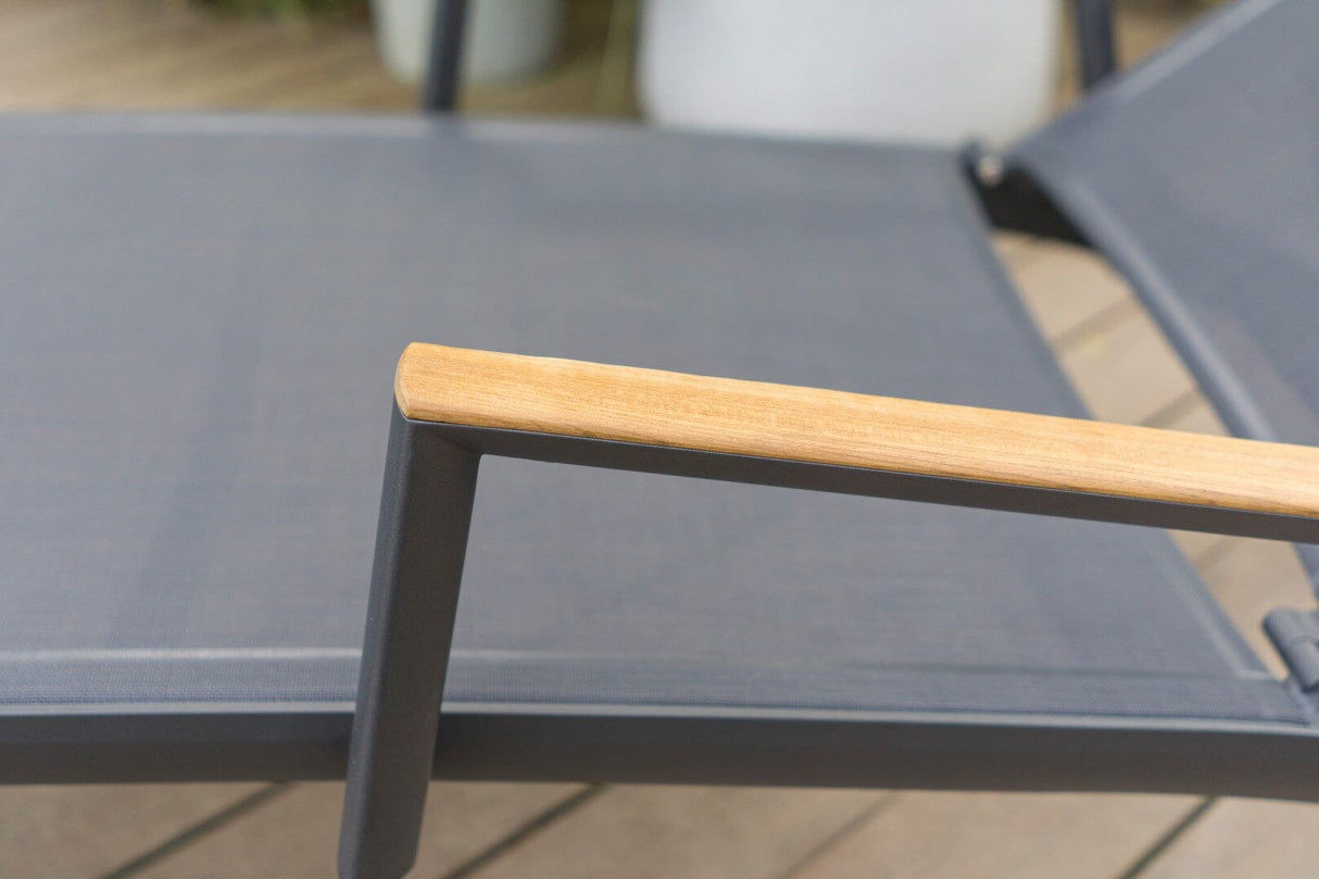 Zebra Fly Chaise longue empilable