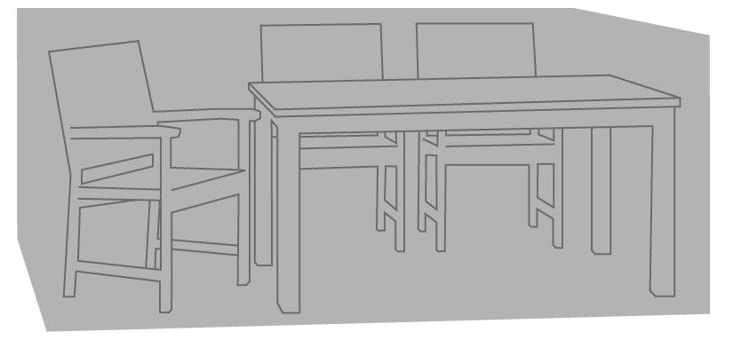 Zebra Housse de protection 225x175cm H:80cm Anthracite