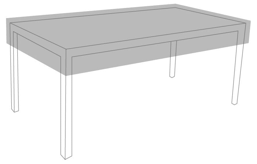 Zebra Housse de protection pour table 180x100cm Anthracite