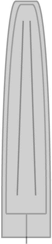 Zebra Housse de protection universelle pour parasols jusqu'à 3.5m Anthracite