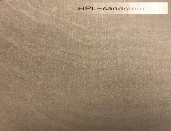 Zebra HPL Plateau de table 120x80cm Sandstone