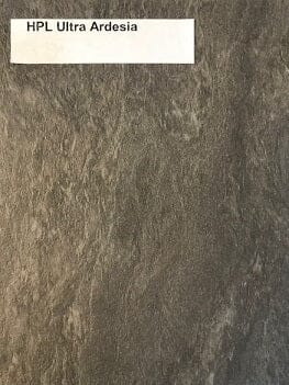 Zebra HPL Plateau de table 80x80cm Ultra Ardesia