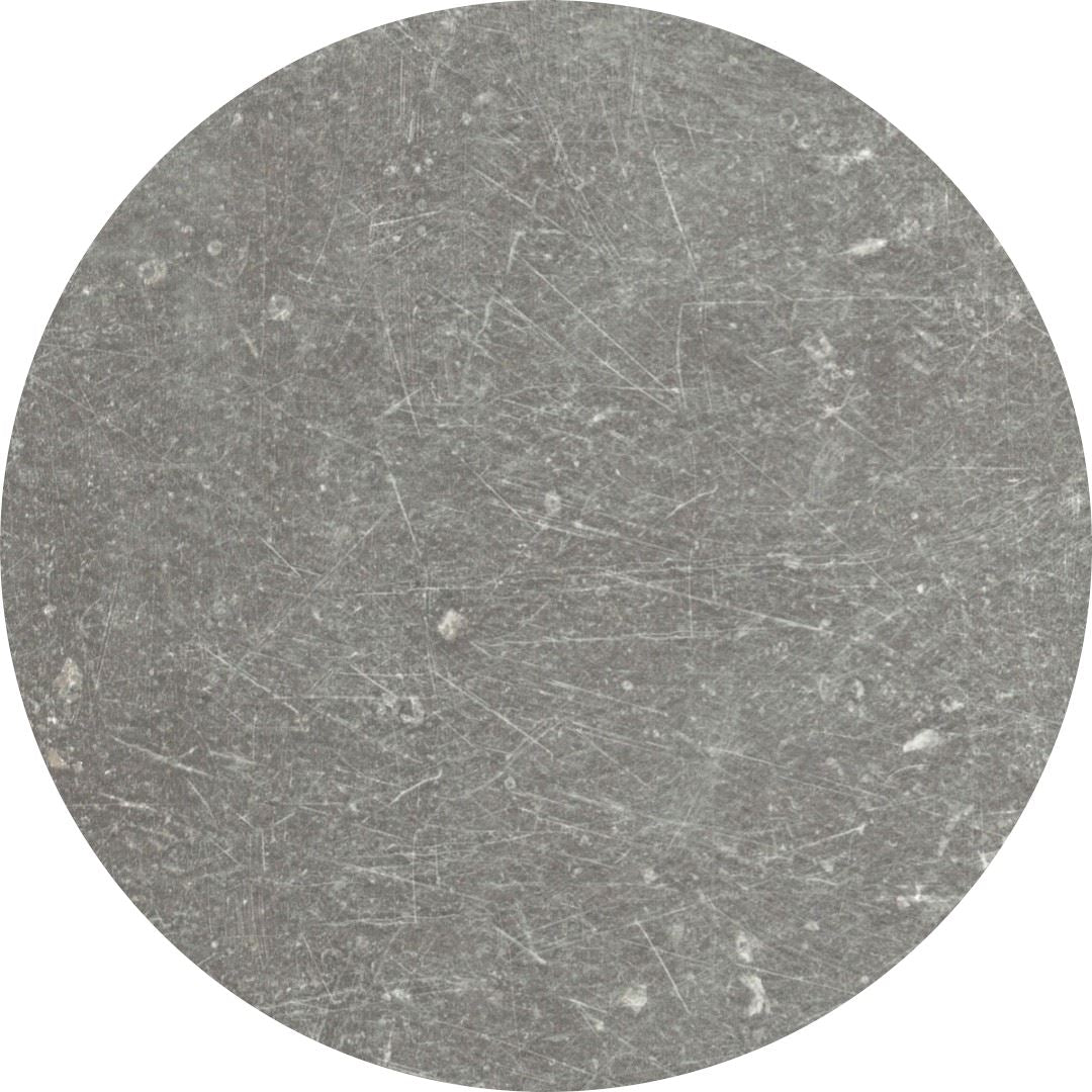 Zebra HPL Plateau de table Ø110cm Scratched Grey