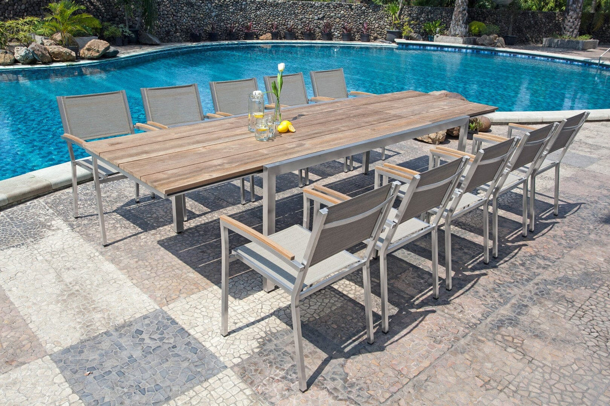 Zebra Kubex Table repas à rallonge 220/340x100 cm