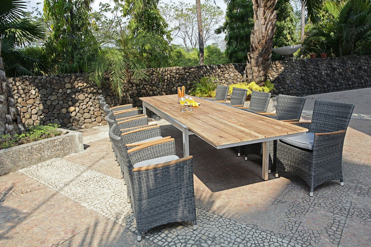 Zebra Kubex Table repas à rallonge 220/340x100 cm