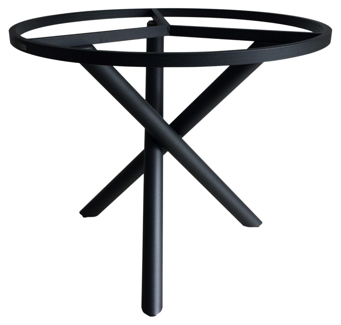Zebra Mikado Piètement de table alu Ø 90cm pour plateaux Ø110cm Graphite