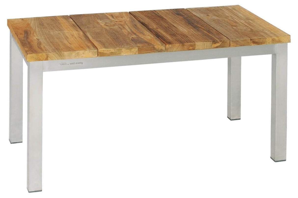 Zebra Naxos Banc 85x45x45cm Inox / Teck
